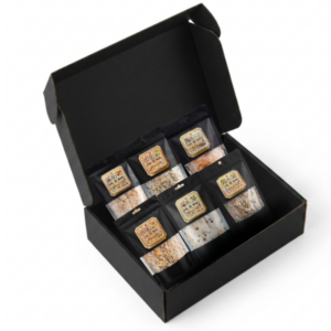 Pack Ajo Esencial - caja con 6 sales de mar