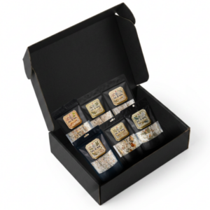 Pack Ajo Parrillero - caja con 6 sales de mar Marlini Gourmet