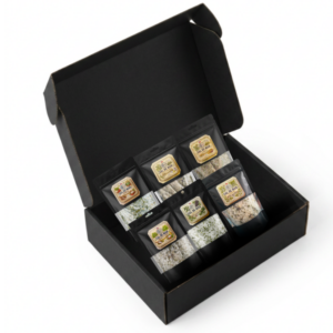 Pack Hierbas Frescas - caja con 6 sales de mar Marlini Gourmet