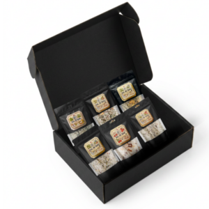 Pack Mediterráneo - caja con 6 sales de mar Marlini Gourmet