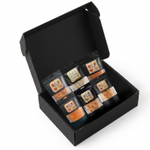 Pack Paprika & Ahumados - caja con 6 sales de mar Marlini Gourmet